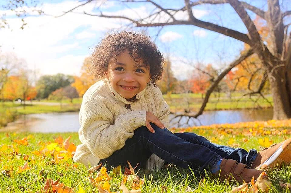 Jace joined the competition — help win amazing prizes! autumn, child, grass, happy, joy, leaf, people_in_nature, person, photography, portrait, portrait_photography, sitting, smile, toddler, tree
