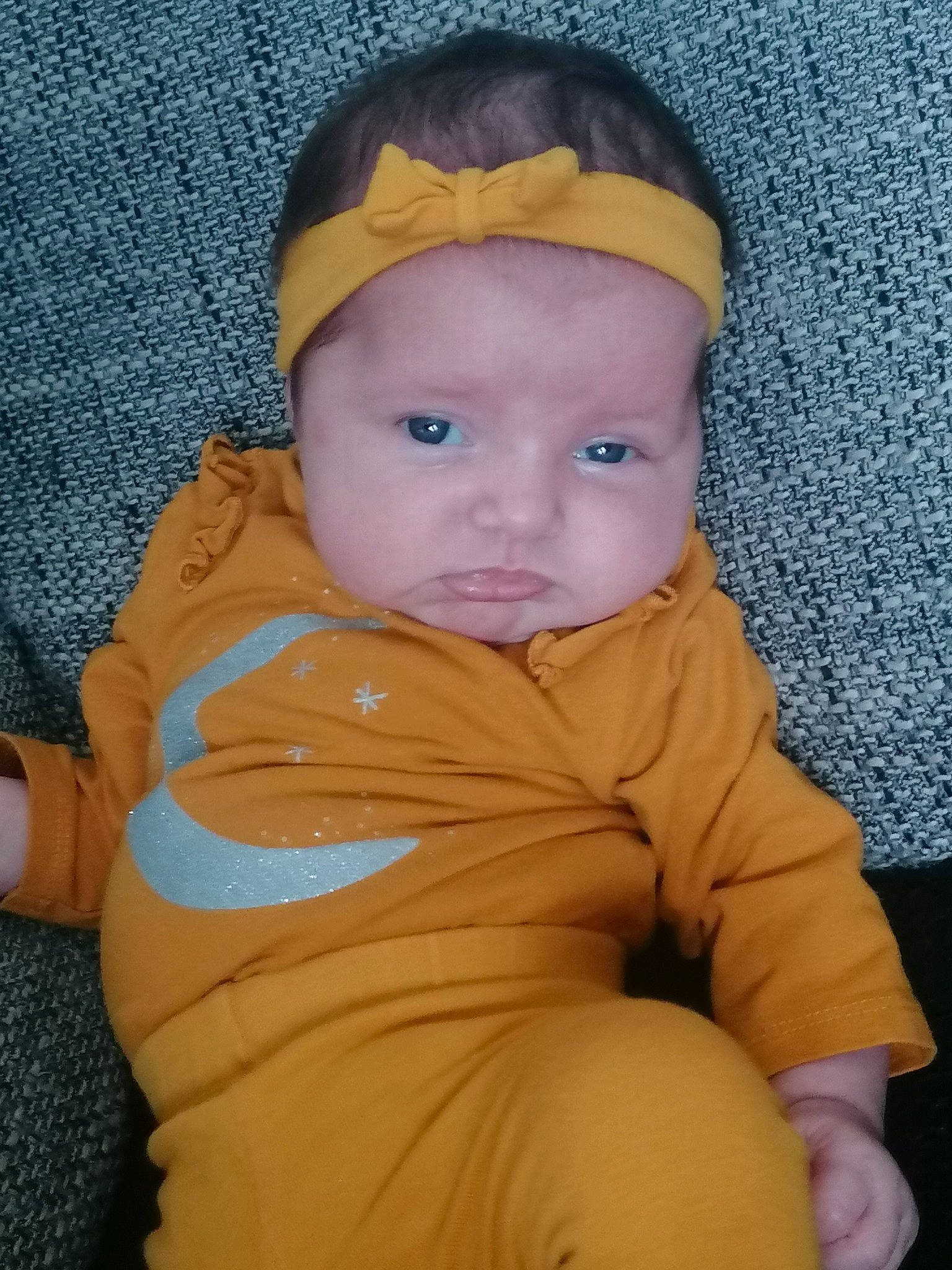 Lola participe au concours pour gagner de l'argent avec cette photo : baby, cheek, child, head, headgear, headwear, person, skin, toddler