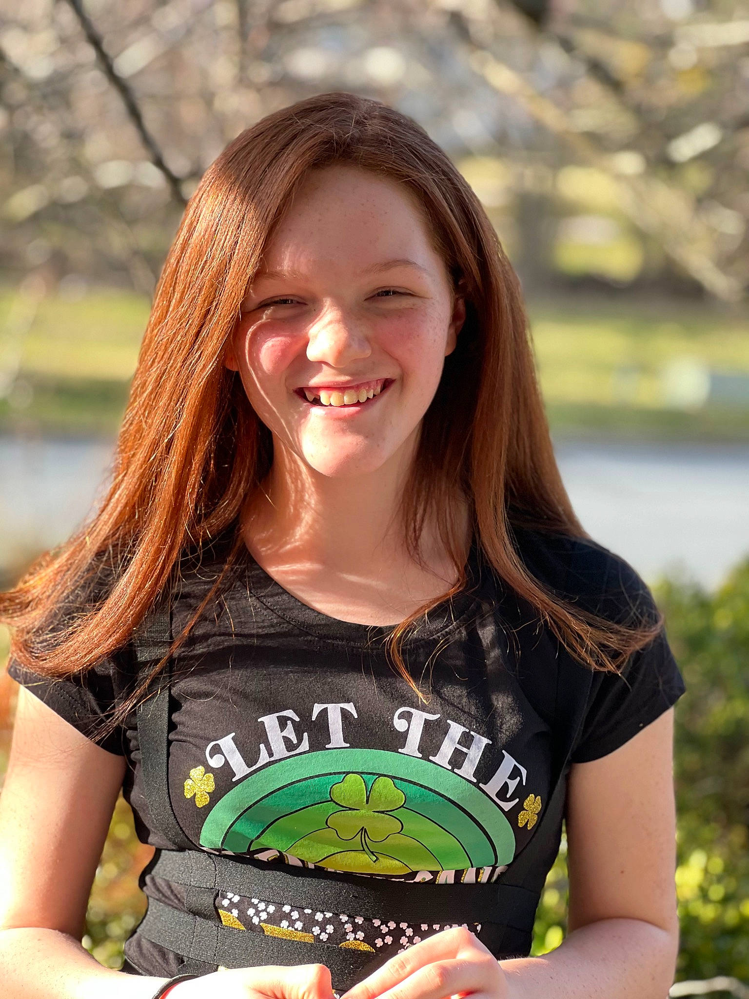 Irelyn joined the competition — help win amazing prizes! face, facial_expression, flash_photography, grass, hair, hairstyle, happy, iris, joy, leaf, leisure, lip, muscle, necklace, organ, people, people_in_nature, person, skin, smile