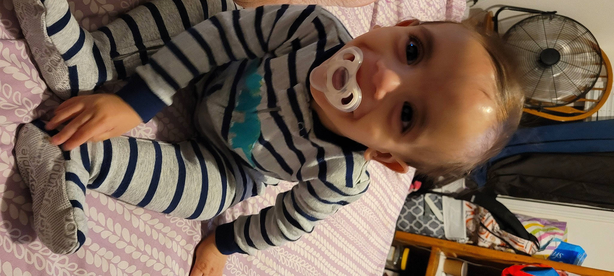 Cristian is registered to the contest to win money with this photo: baby, baby_products, baby_toddler_clothing, cheek, child, comfort, elbow, eyelash, fun, happy, iris, leisure, mouth, nose, pattern, person, sitting, skin, smile, toddler
