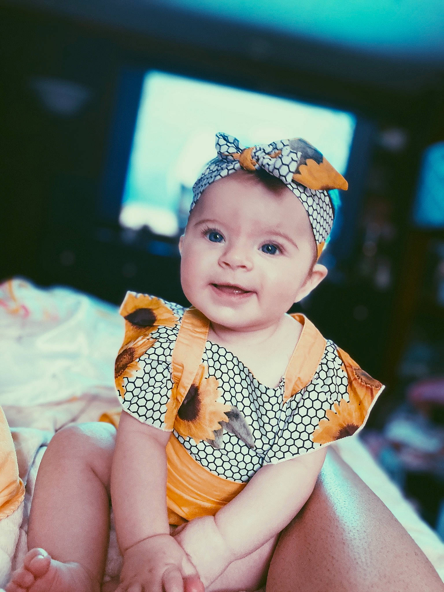 Everleigh is registered to the contest to win money with this photo: baby, beauty, cheek, child, child_model, crown, daughter, design, fashion_accessory, hair_accessory, headband, headgear, headpiece, pattern, person, photography, pink, skin, smile, toddler