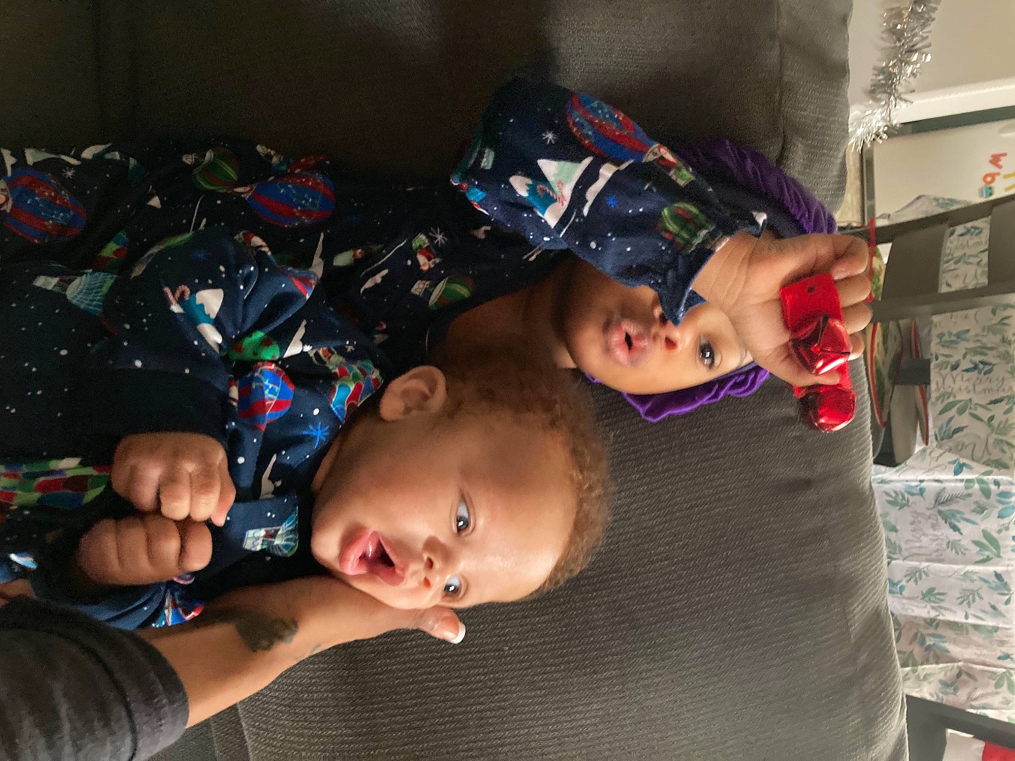 Miranda is registered to the contest to win money with this photo: baby, baby_products, cheek, child, costume, ear, fun, gesture, headgear, helmet, mouth, party, person, personal_protective_equipment, play, t_shirt, toddler