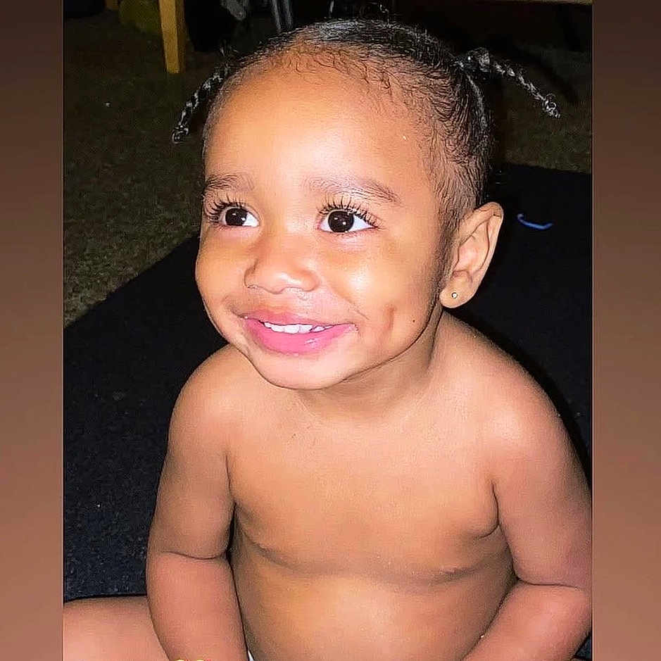 Daxaiireo joined the competition — help win amazing prizes! baby, braids, child, cute, cute_expression, dimples, earring, eyes, face, hair, happy, indoor, innocent, person, portrait, sitting, skin, smiling, toddler, young_child