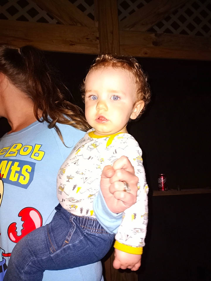 Rayden joined the competition — help win amazing prizes! baby_toddler_clothing, cheek, chin, facial_expression, finger, flash_photography, gesture, hair, happy, head, iris, joint, mouth, neck, nose, person, skin, sleeve, standing, t_shirt