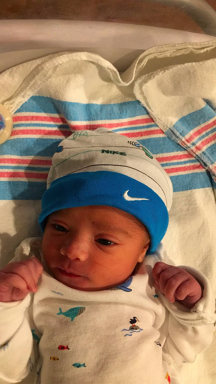 Kacen joined the competition — help win amazing prizes! baby, bedtime, bonnet, cheek, child, headgear, headwear, person, toddler