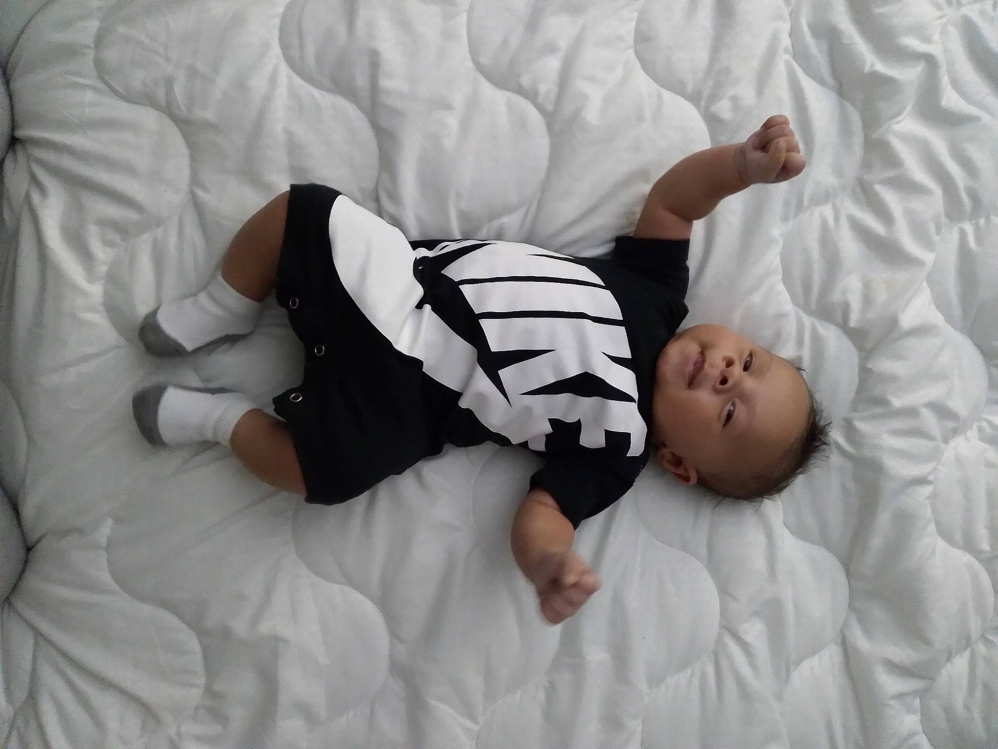 Deandre is registered to the contest to win money with this photo: baby, baby_sleeping, bedtime, child, comfort, leg, linens, nap, person, sleep, toddler