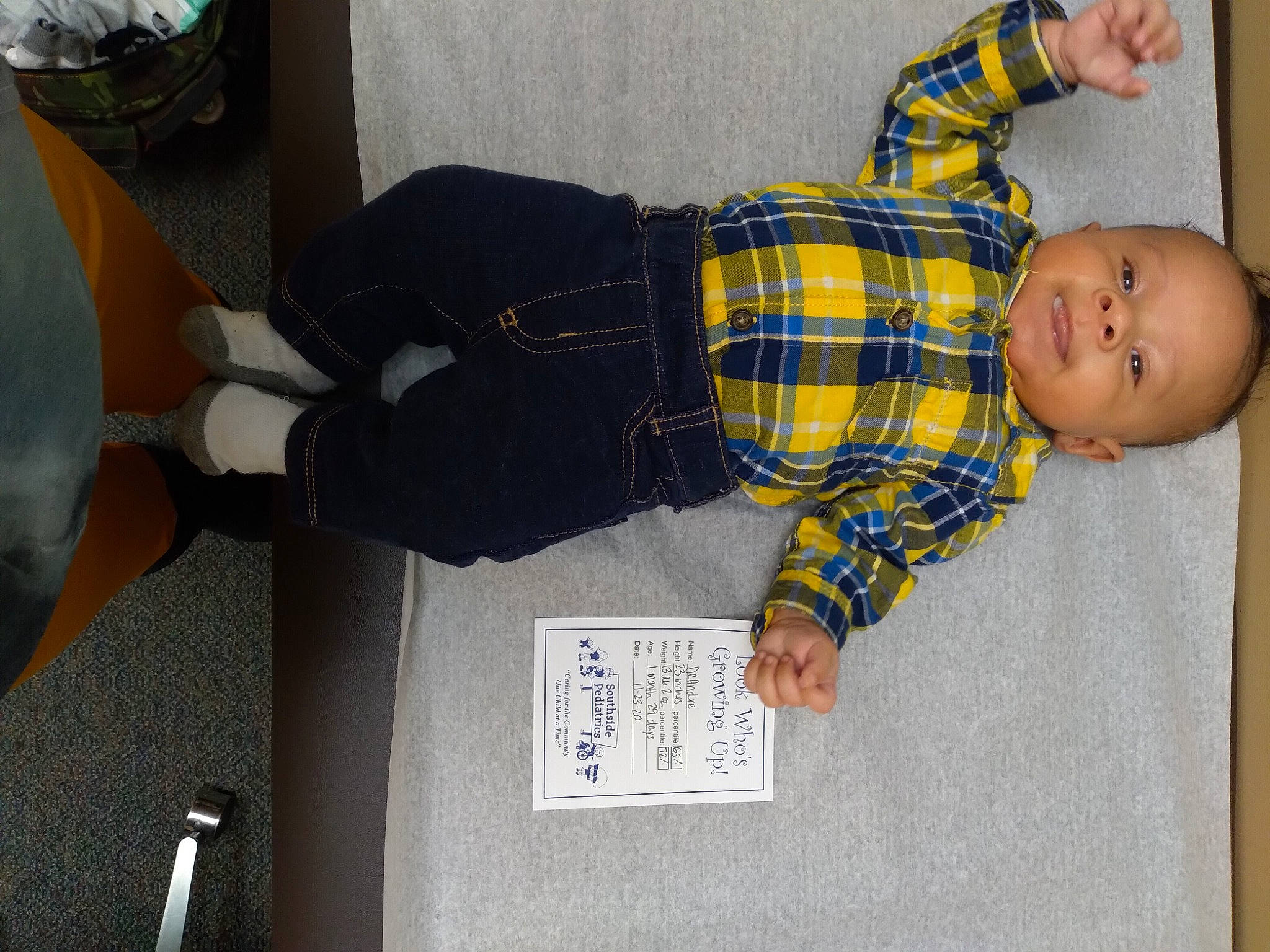 Deandre joined the competition — help win amazing prizes! child, design, pattern, person, plaid