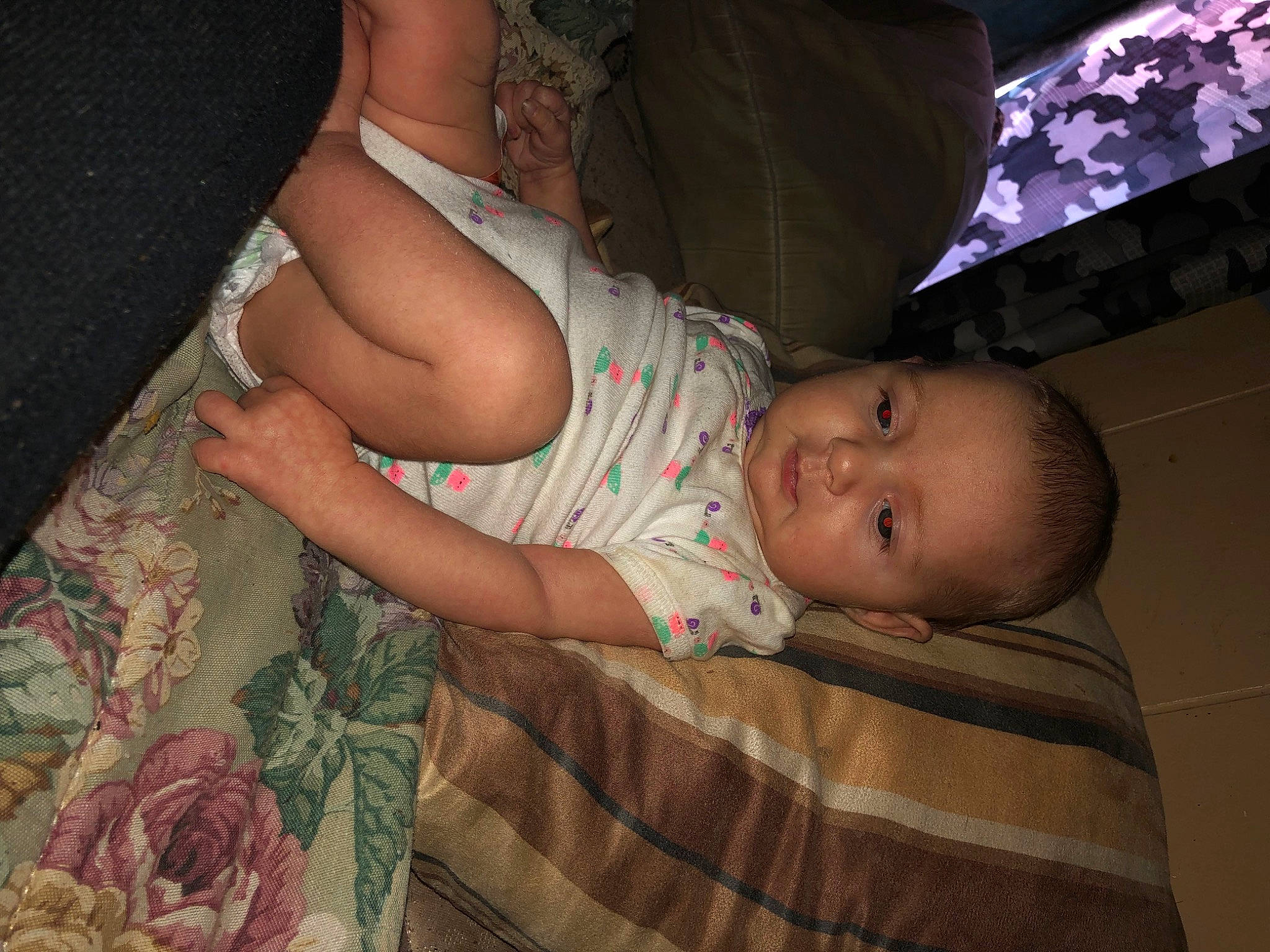 Rebecca joined the competition — help win amazing prizes! baby, child, comfort, dress, finger, flash_photography, hairstyle, hat, human, human_body, human_leg, mammal, mouth, organ, people, person, plant, skin, thigh, toddler