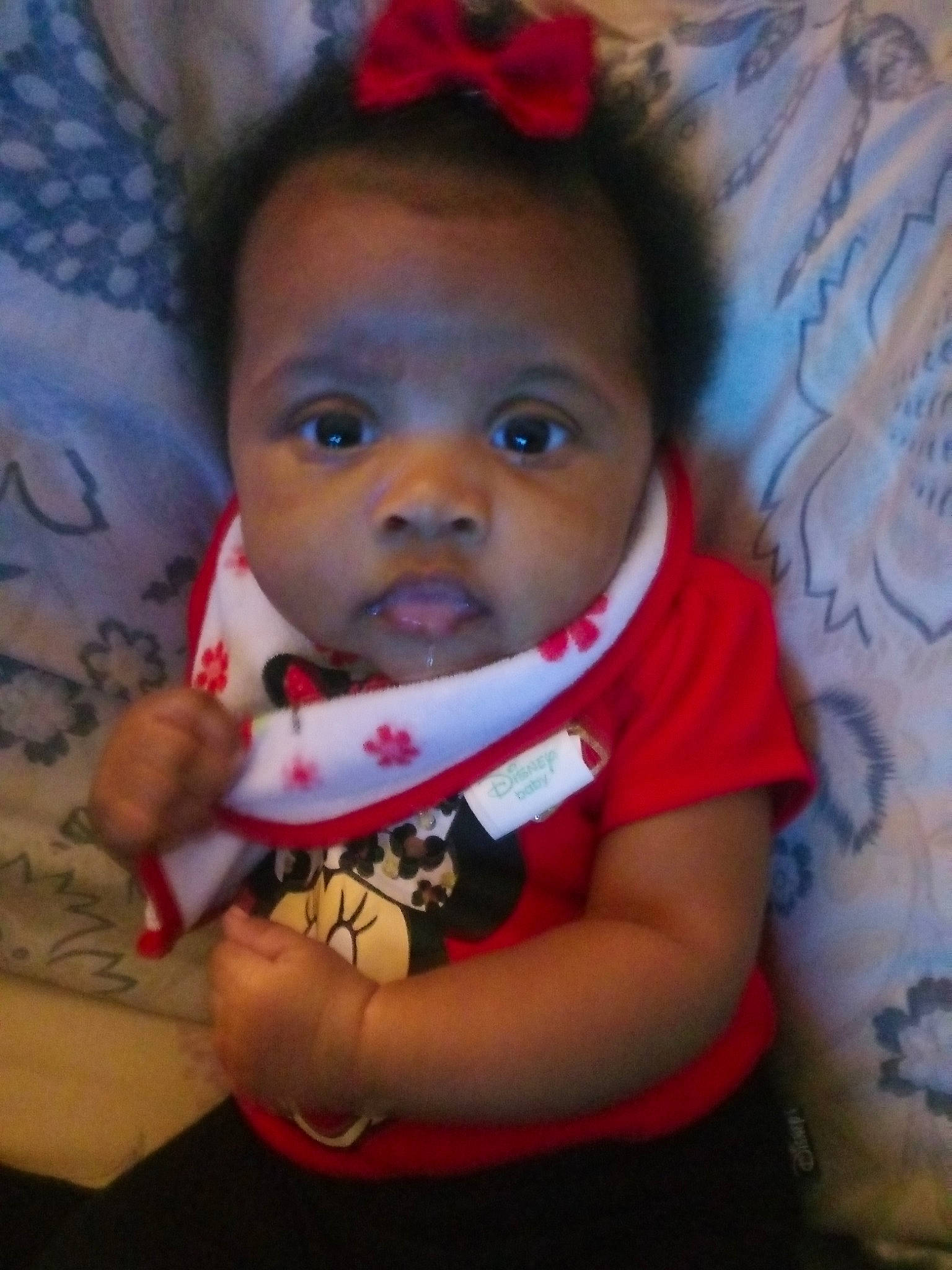 Nev'Lanee is registered to the contest to win money with this photo: baby, cheek, child, face, head, lip, nose, person, skin, smile, toddler