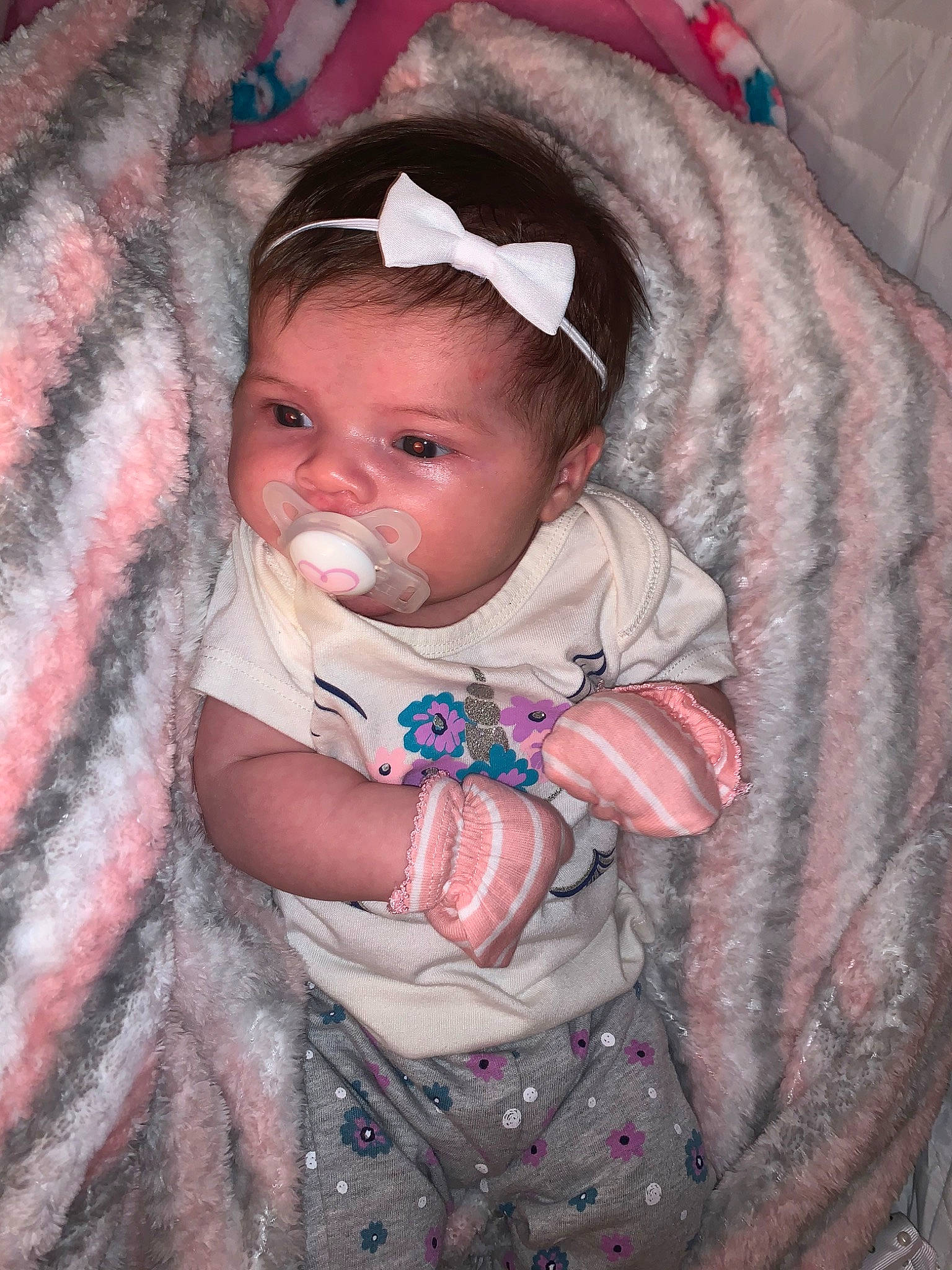 Kynzlee is registered to the contest to win money with this photo: baby, baby_products, cheek, child, eye, person, pink, product, skin, smile, toddler