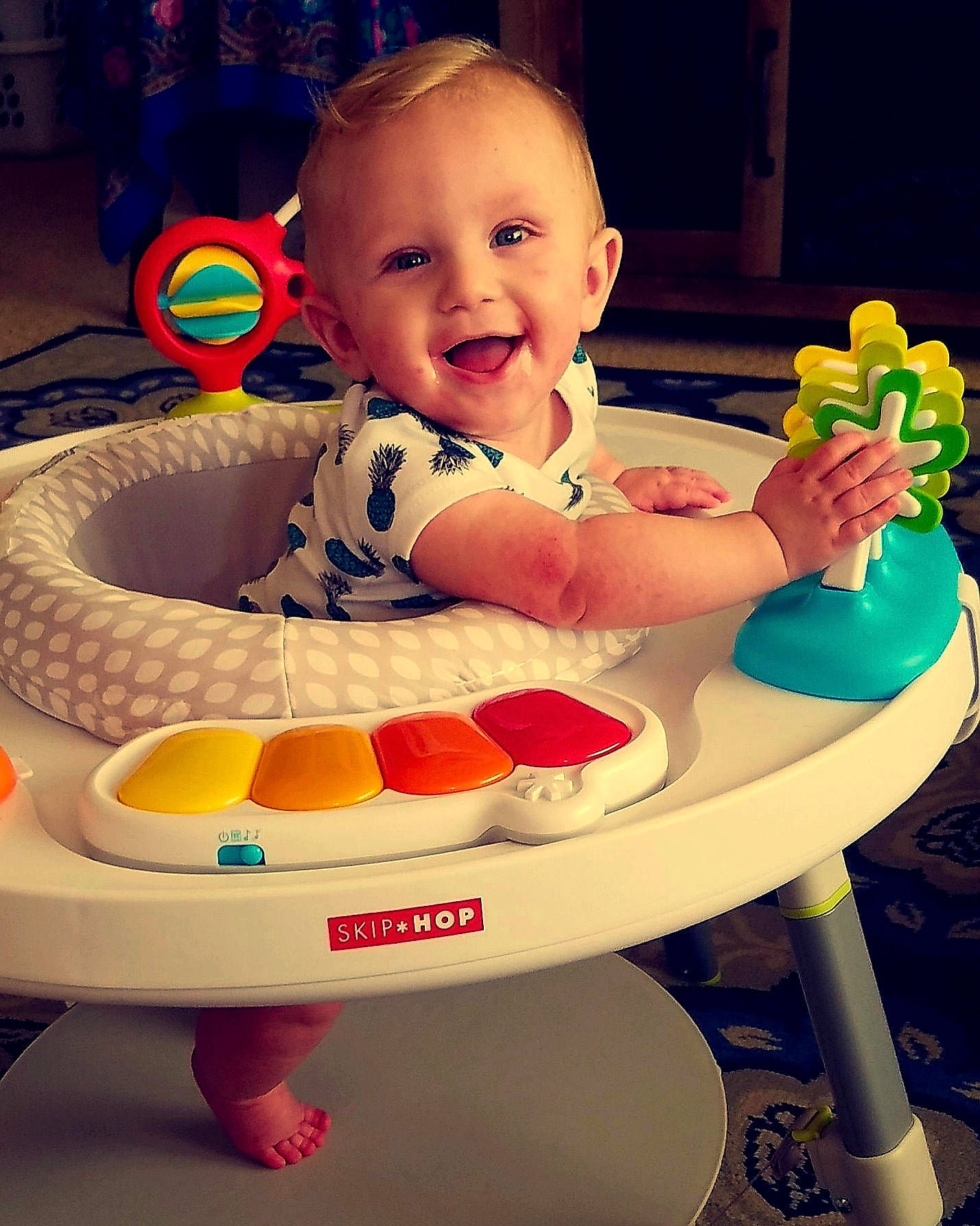 Nash is registered to the contest to win money with this photo: baby, baby_playing_with_toys, baby_products, baby_toys, child, fun, person, play, playset, product, toddler, toy