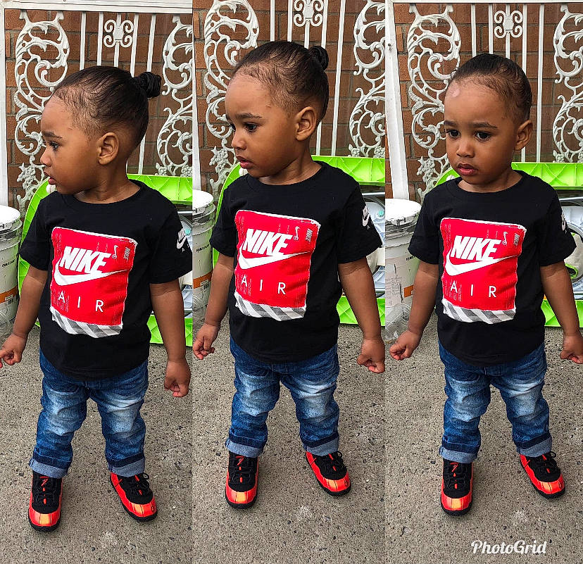 Tyreek is registered to the contest to win money with this photo: black, child, cool, fashion, footwear, friendship, hairstyle, happy, head, human, jeans, people, person, play, product, red, sleeve, smile, snapshot, t_shirt