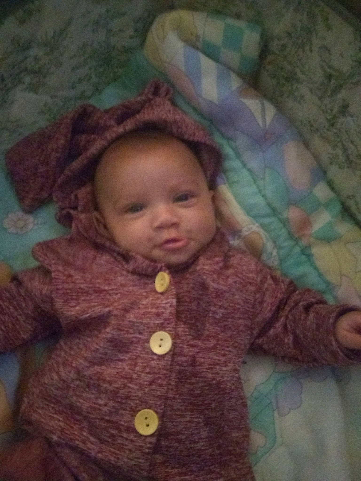 Journee joined the competition — help win amazing prizes! baby, baby_toddler_clothing, cheek, chin, cool, dress, eye, eyebrow, happy, human_body, iris, jacket, lip, mouth, nose, outerwear, person, skin, sleeve, textile