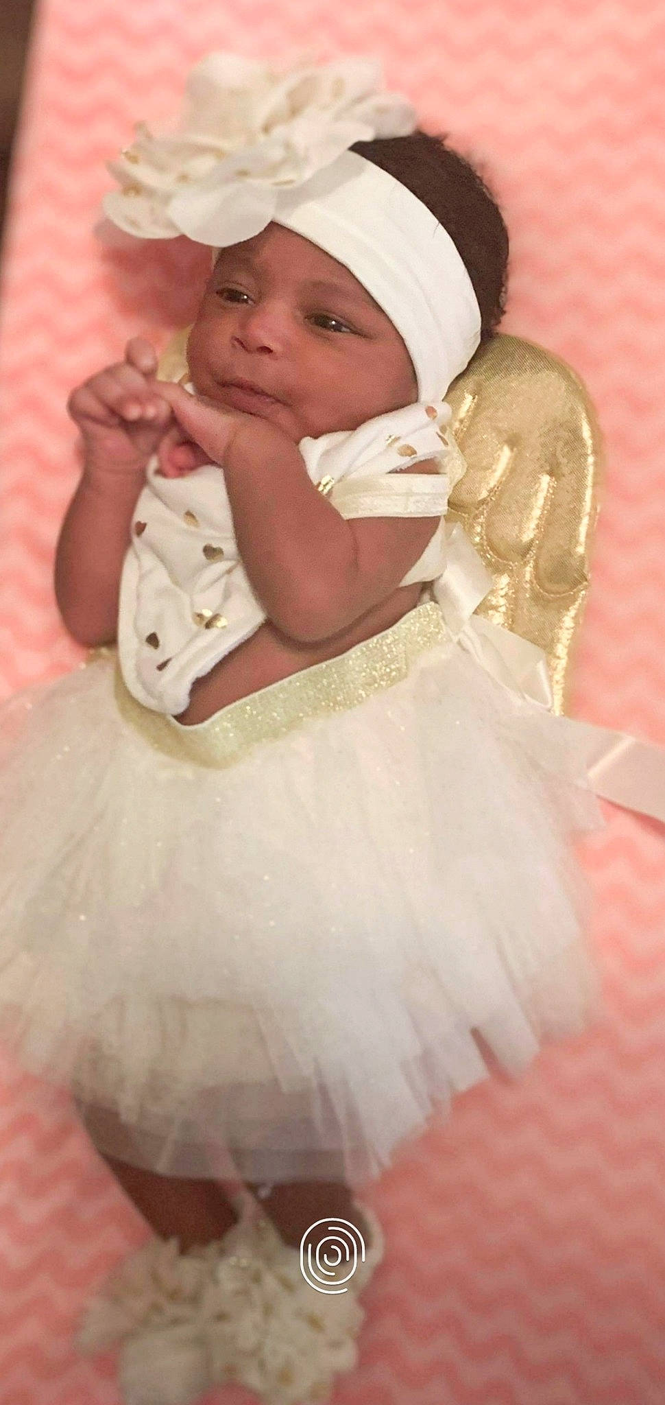 Zora joined the competition — help win amazing prizes! baby, child, costume, dress, headgear, headwear, person, pink, toddler