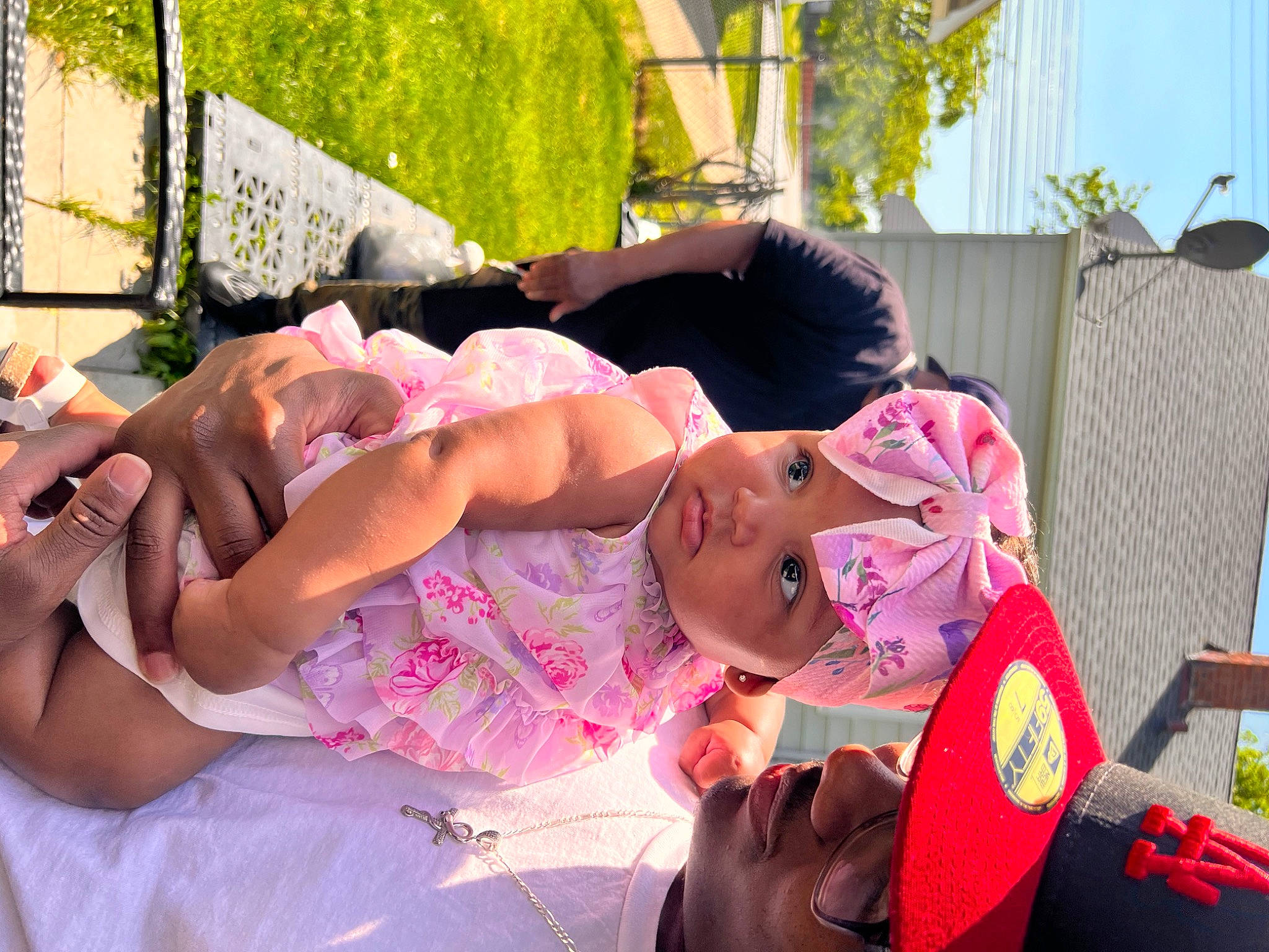 Keilani joined the competition — help win amazing prizes! child, costume, event, eyewear, flesh, fun, grass, happy, hat, headwear, leisure, magenta, peach, person, pink, plant, public_event, purple, recreation, tree