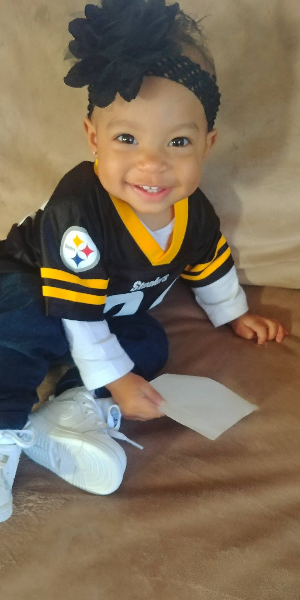 Aryella joined the competition — help win amazing prizes! boy, child, joy, person, play, product, toddler, toy, yellow