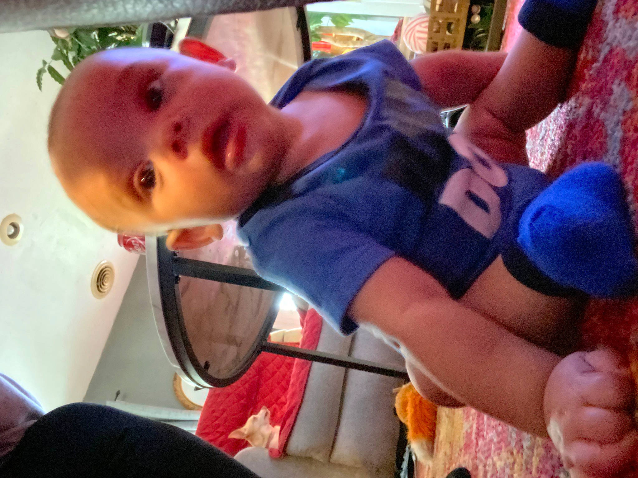 Kashton joined the competition — help win amazing prizes! baby, baby_products, baby_toddler_clothing, cap, child, elbow, fun, happy, human_leg, leisure, mouth, person, plant, play, shorts, snapshot, t_shirt, thigh, toddler, vacation