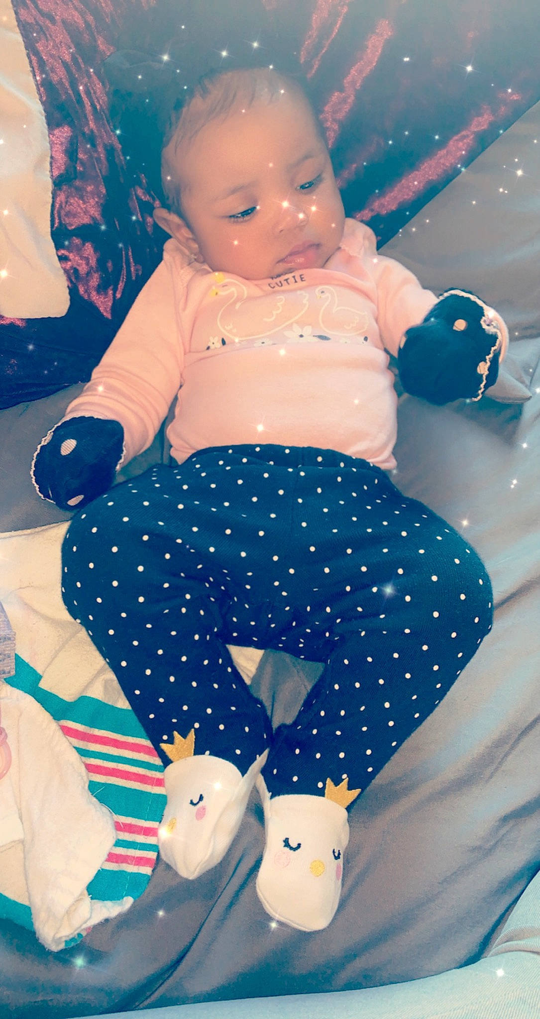 Nêhlani joined the competition — help win amazing prizes! arm, azure, beauty, blue, child, facial_expression, fun, happy, leisure, pattern, people_in_nature, person, photograph, pink, product, red, textile, toddler, toy, white