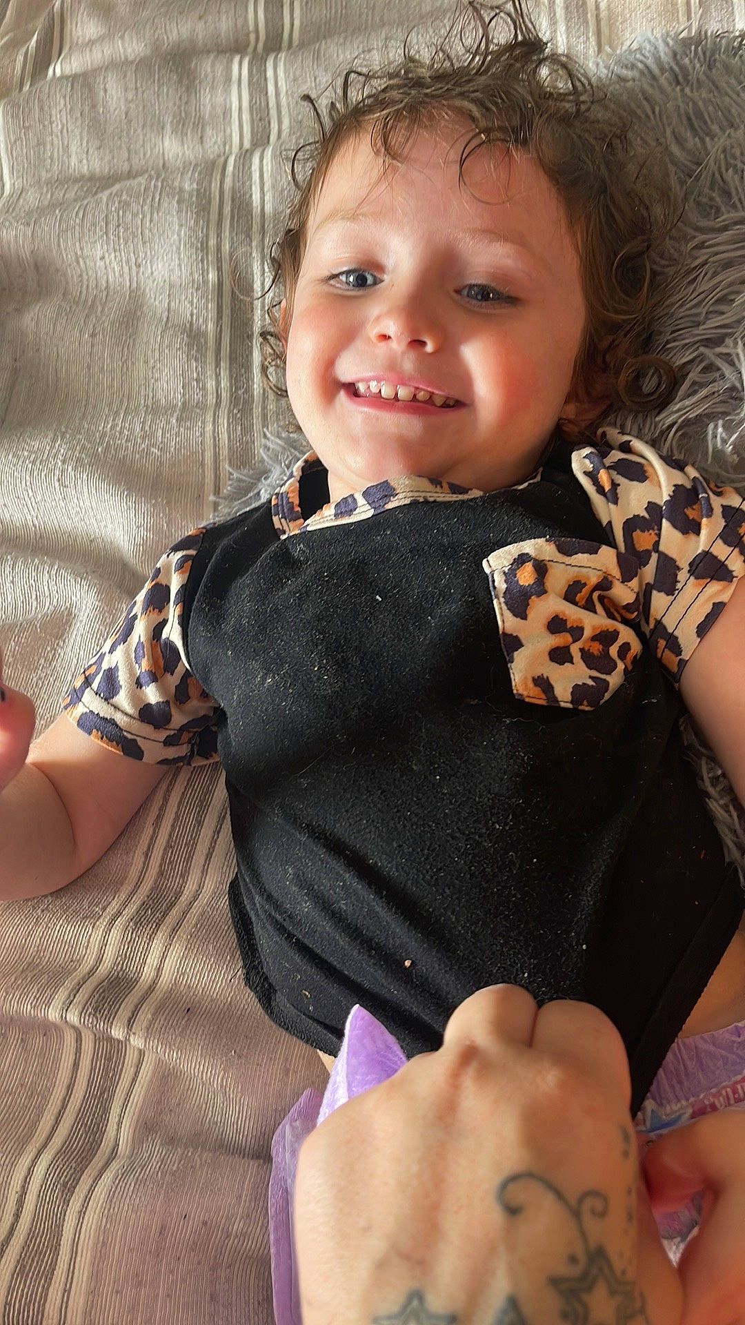 Aurora joined the competition — help win amazing prizes! arm, baby_toddler_clothing, cheek, child, collar, comfort, eye, finger, flash_photography, happy, iris, joy, pattern, person, skin, sleeve, smile, textile, thigh, thumb