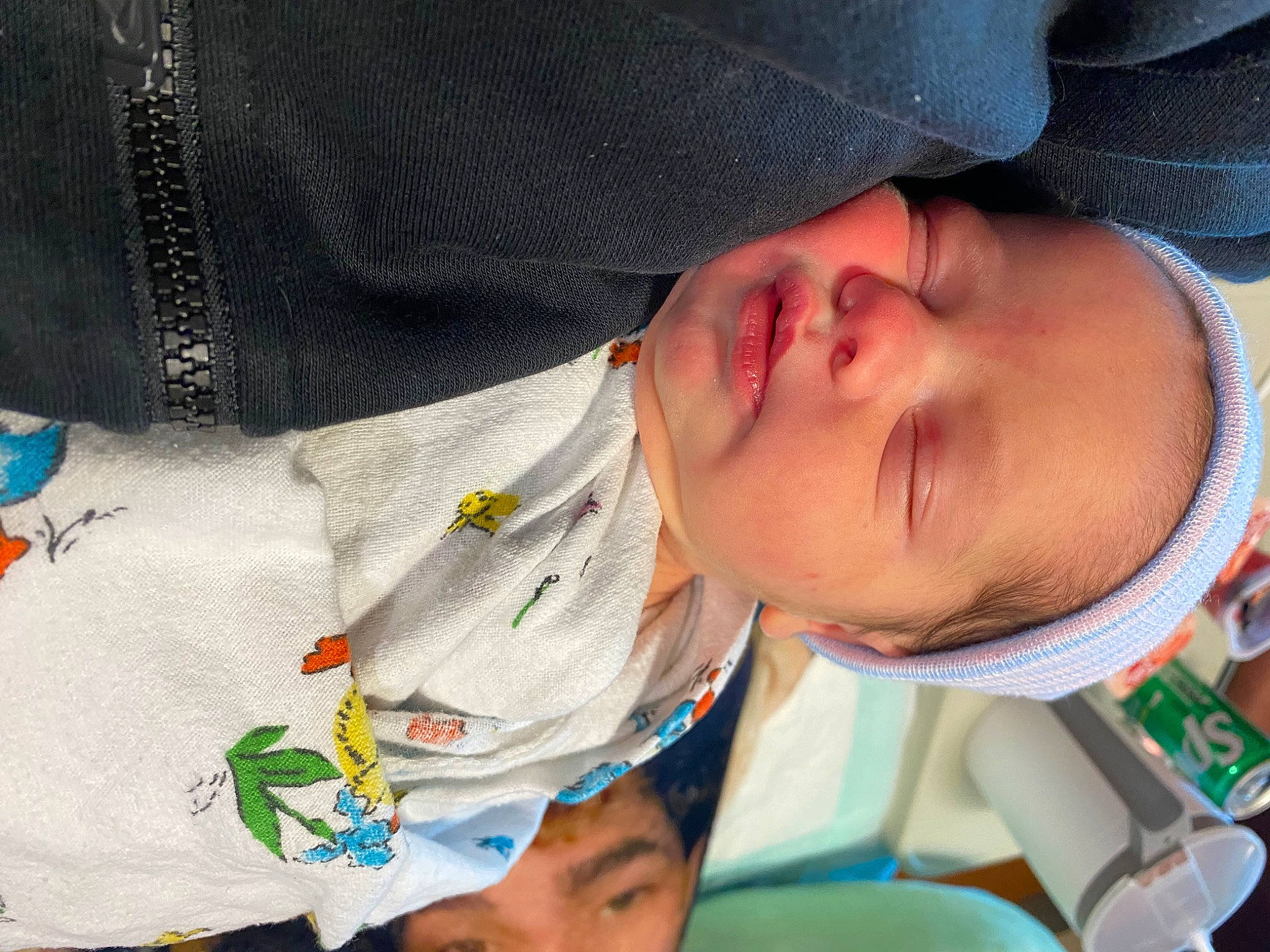 Kinsley joined the competition — help win amazing prizes! baby, baby_products, baby_toddler_clothing, cheek, child, chin, collar, comfort, elbow, finger, happy, hat, lip, mouth, nose, pattern, person, product, skin, sleeve