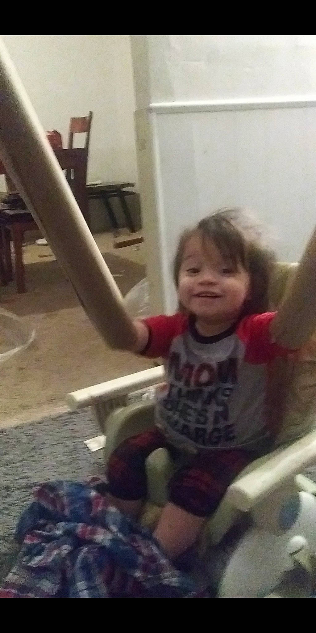 Royce joined the competition — help win amazing prizes! baby, baby_products, baby_toddler_clothing, blond, child, comfort, finger, joy, lap, laugh, person, plaid, play, product, sitting, skin, snapshot, sock, tartan, thumb