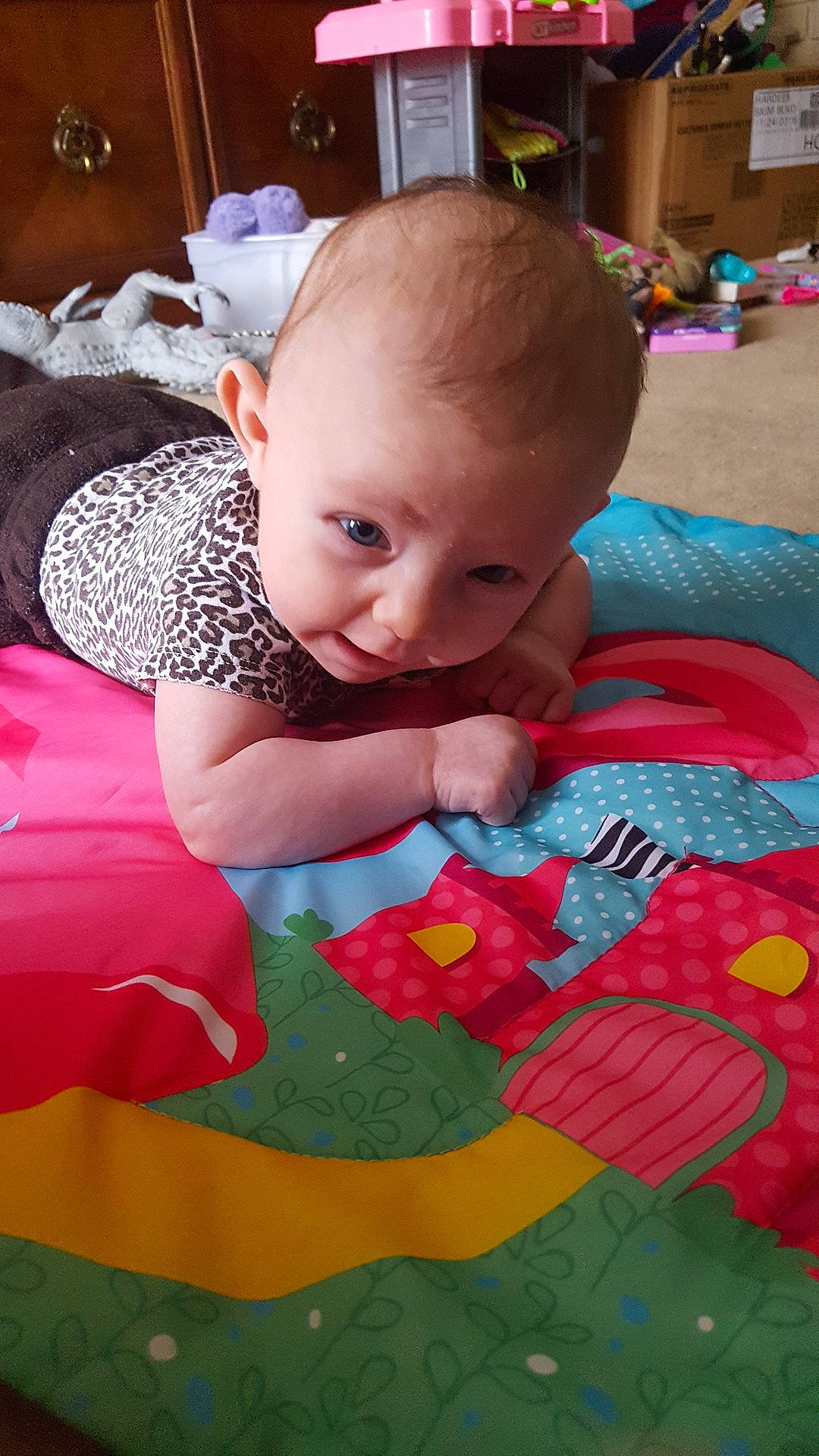 Aria Walls joined the competition — help win amazing prizes! bedtime, cheek, child, day, eye, fun, girl, infant, iris, person, pink, play, product, red, sitting, skin, smile, textile, toddler, toy