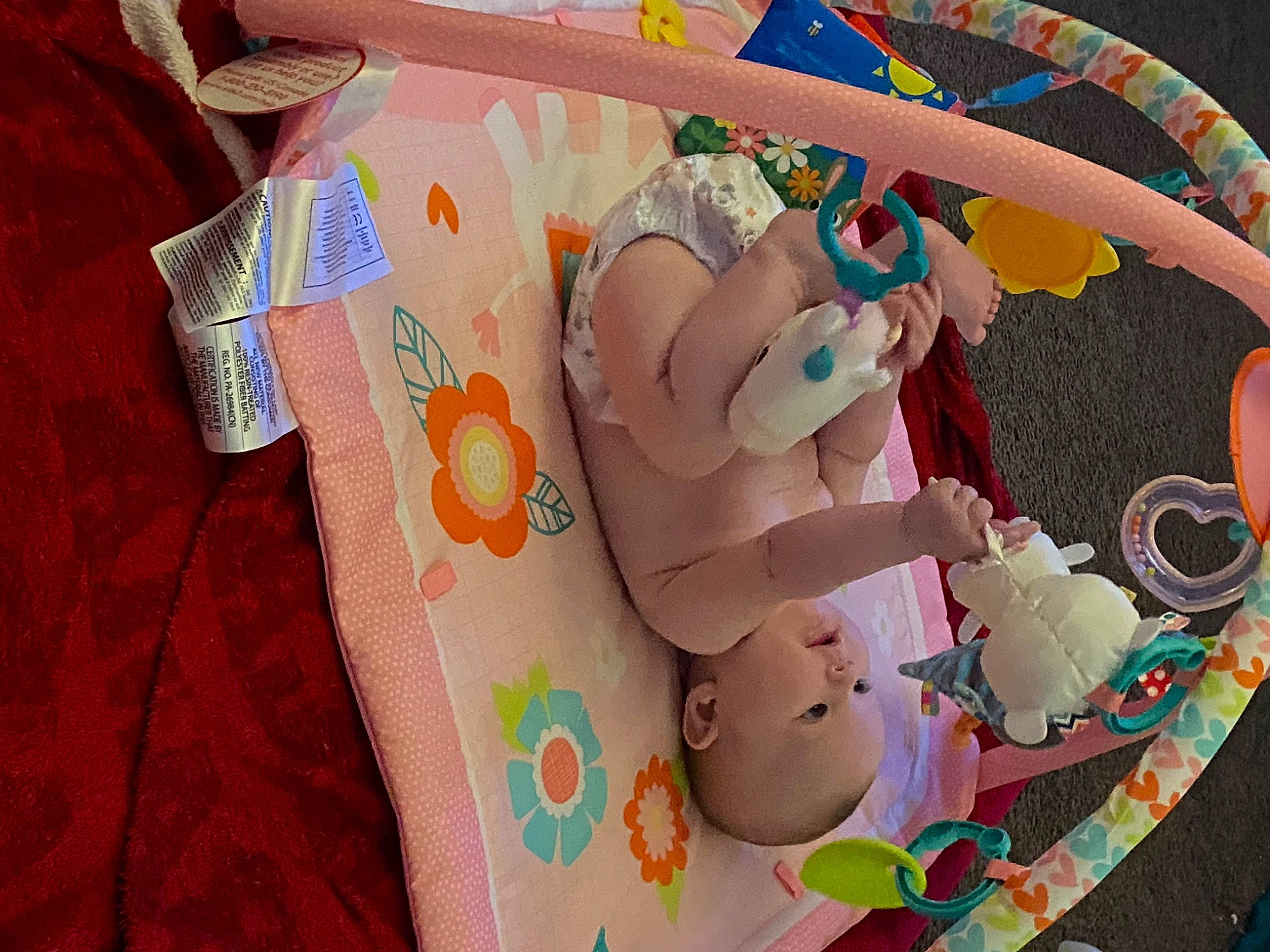 Tinzleigh is registered to the contest to win money with this photo: art, baby, baby_products, baby_toddler_clothing, baby_toys, child, event, linens, paper, paper_product, party, party_supply, pattern, peach, person, pink, room, sweetness, textile, toddler