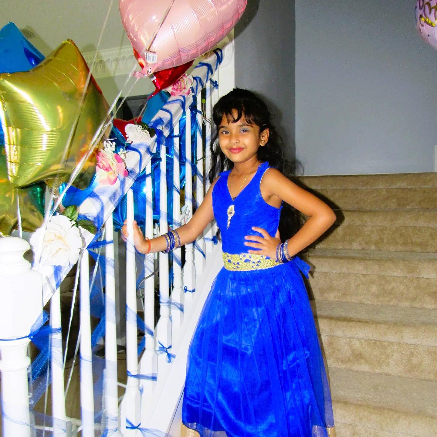 Kiara joined the competition — help win amazing prizes! abdomen, balloon, electric_blue, entertainment, event, fashion_accessory, fashion_design, formal_wear, fun, happy, human_leg, joy, leisure, magenta, one_piece_garment, performing_arts, person, recreation, smile, thigh