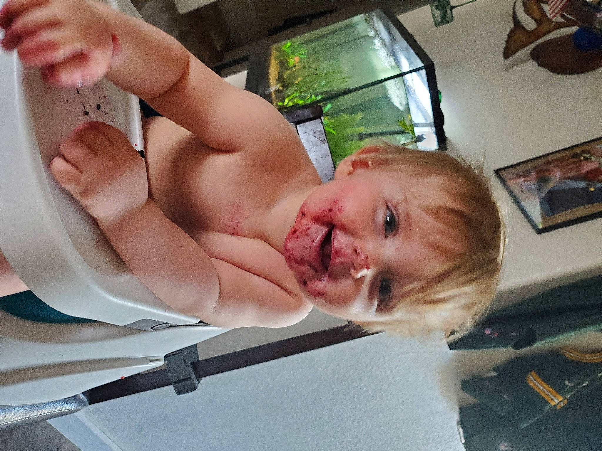 Konner is registered to the contest to win money with this photo: arm, baby, birth, cheek, chest, child, hand, head, leg, mouth, muscle, person, toddler