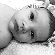 Blake joined the competition — help win amazing prizes! beauty, black, black_and_white, cheek, child, close_up, emotion, eye, eyebrow, face, head, infant, lip, monochrome_photography, nose, person, photograph, photography, skin, smile