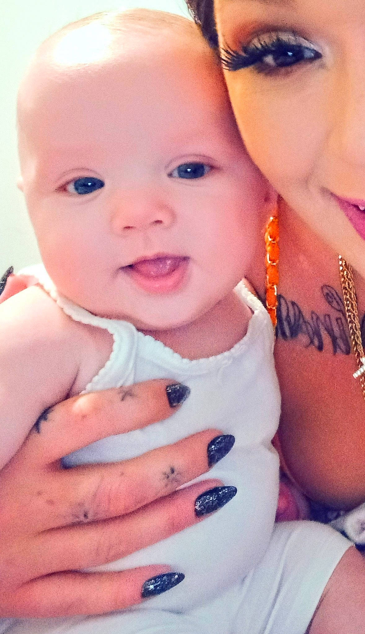 Majesty joined the competition — help win amazing prizes! azure, baby, baby_toddler_clothing, cheek, eyelash, face, finger, gesture, hand, happy, lip, mouth, nail, organ, people_in_nature, person, pink, skin, smile, thumb