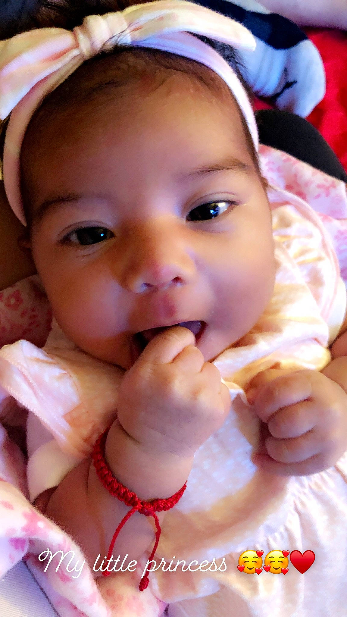 Alejandra joined the competition — help win amazing prizes! baby, cheek, child, eye, face, finger, gesture, hand, happy, head, lip, mouth, nose, person, photography, pink, skin, smile, thumb, toddler