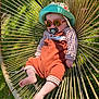 baby, child, sunglasses, hat, pacifier, outdoor, grass, hammock, woven_chair, relaxing, sunny, foot, clothing, cute, infant, one_person, summer, nature, leisure, baby_clothes