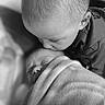 Kayden joined the competition — help win amazing prizes! child, baby, newborn, kiss, affection, blanket, tenderness, love, family, monochrome, portrait, closeup, sleeping, caring, indoor, soft, head, face, person, sibling
