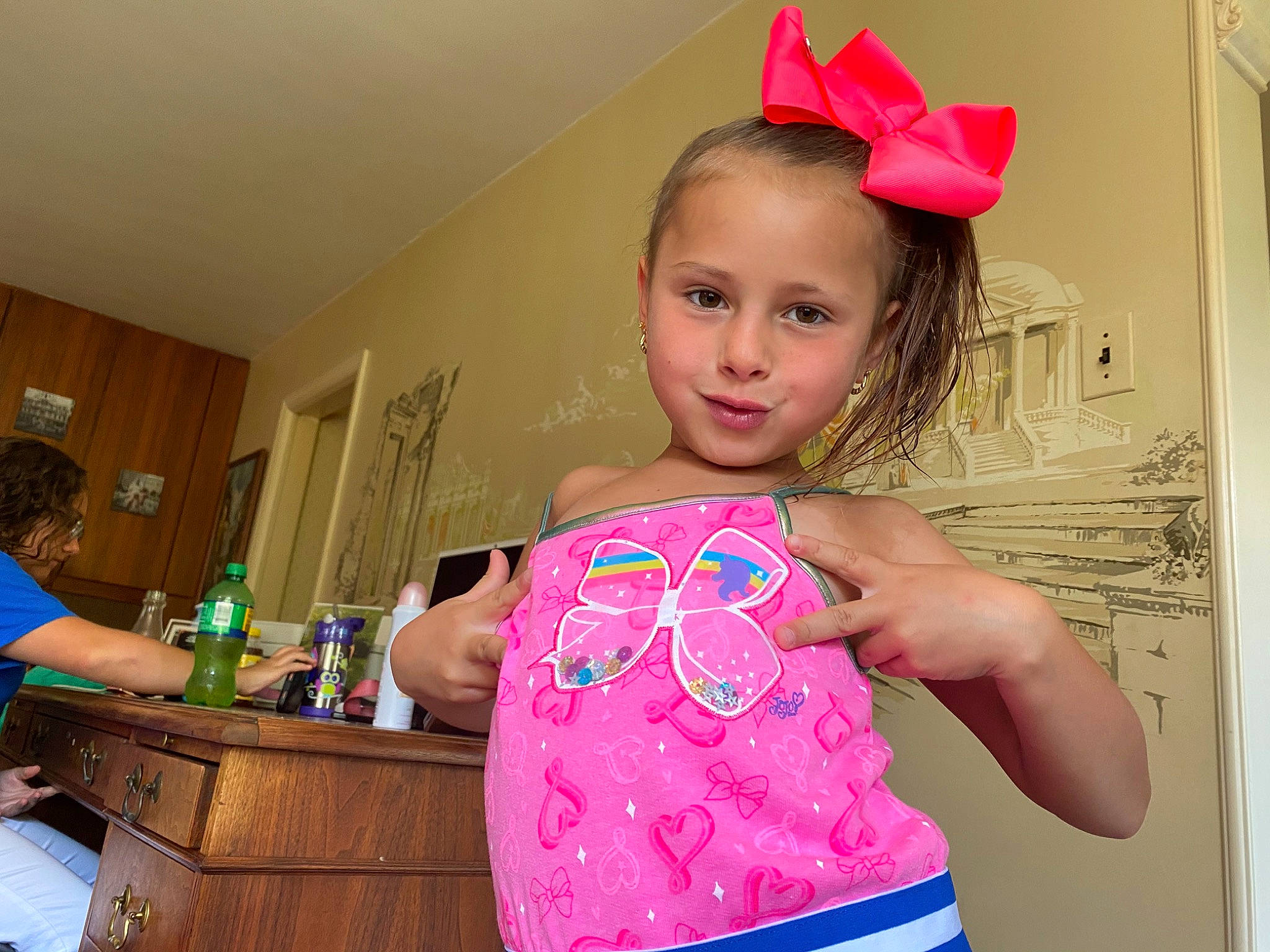 Kirsten joined the competition — help win amazing prizes! child, costume, fashion_accessory, hair_accessory, happy, joy, party, party_hat, party_supply, person, pink, toddler