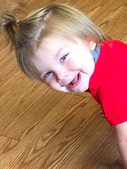 Denver is registered to the contest to win money with this photo: baby_toddler_clothing, cheek, eye, eyelash, floor, flooring, hair, happy, hardwood, head, human_body, iris, joy, laminate_flooring, nose, person, skin, smile, toddler, varnish