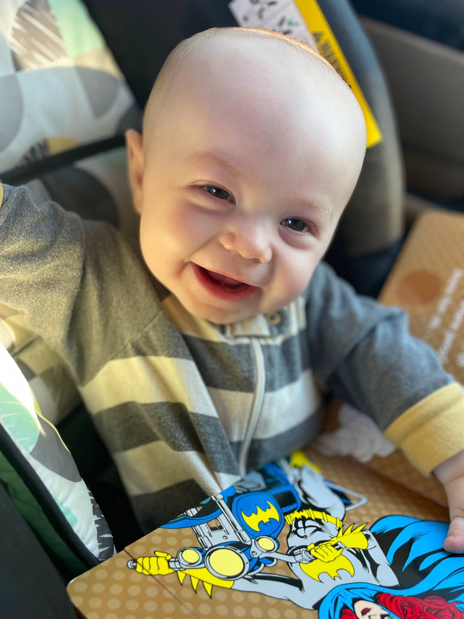 Colson joined the competition — help win amazing prizes! baby, beauty, cheek, child, cool, eye, facial_expression, finger, fun, happy, mouth, nose, people, person, photograph, product, smile, t_shirt, textile, toddler