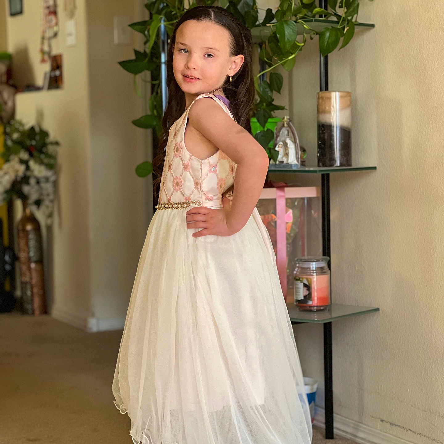 Alexis Ayala-chavez joined the competition — help win amazing prizes! blackhair, child, clothing, dress, eveningdress, face, fashion, female, formalwear, furniture, girl, gown, hair, head, person, sitting, sleeve, standing, wedding, weddinggown