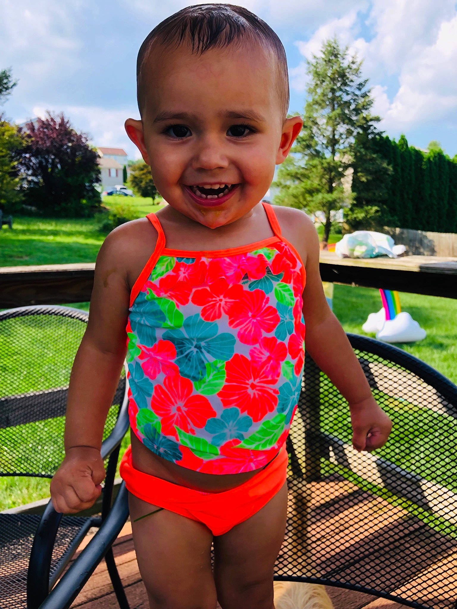Lothia is registered to the contest to win money with this photo: child, joy, leisure, person, play, smile, summer, swimwear, toddler, vacation