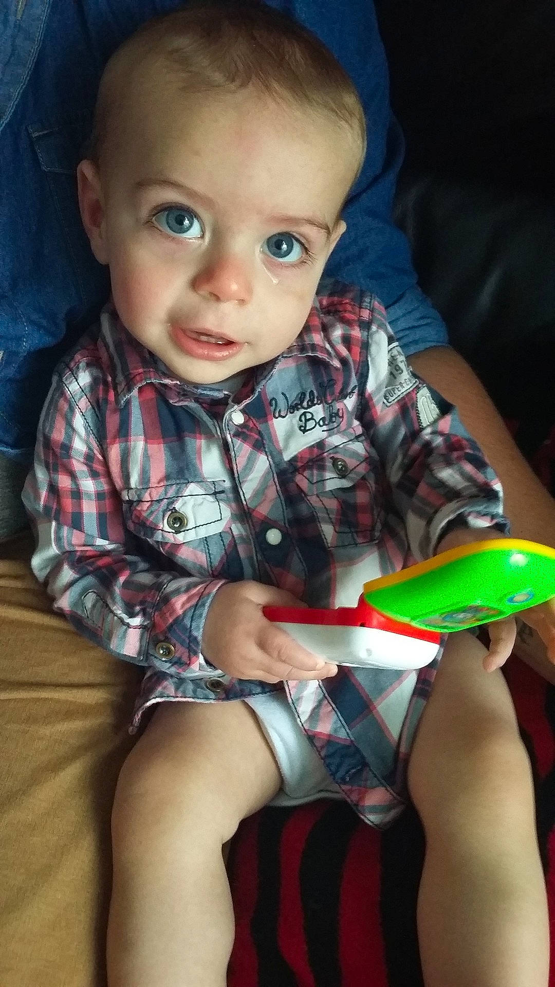 Jerome joined the competition — help win amazing prizes! arm, cheek, child, cool, eye, girl, infant, person, product, sitting, skin, toddler