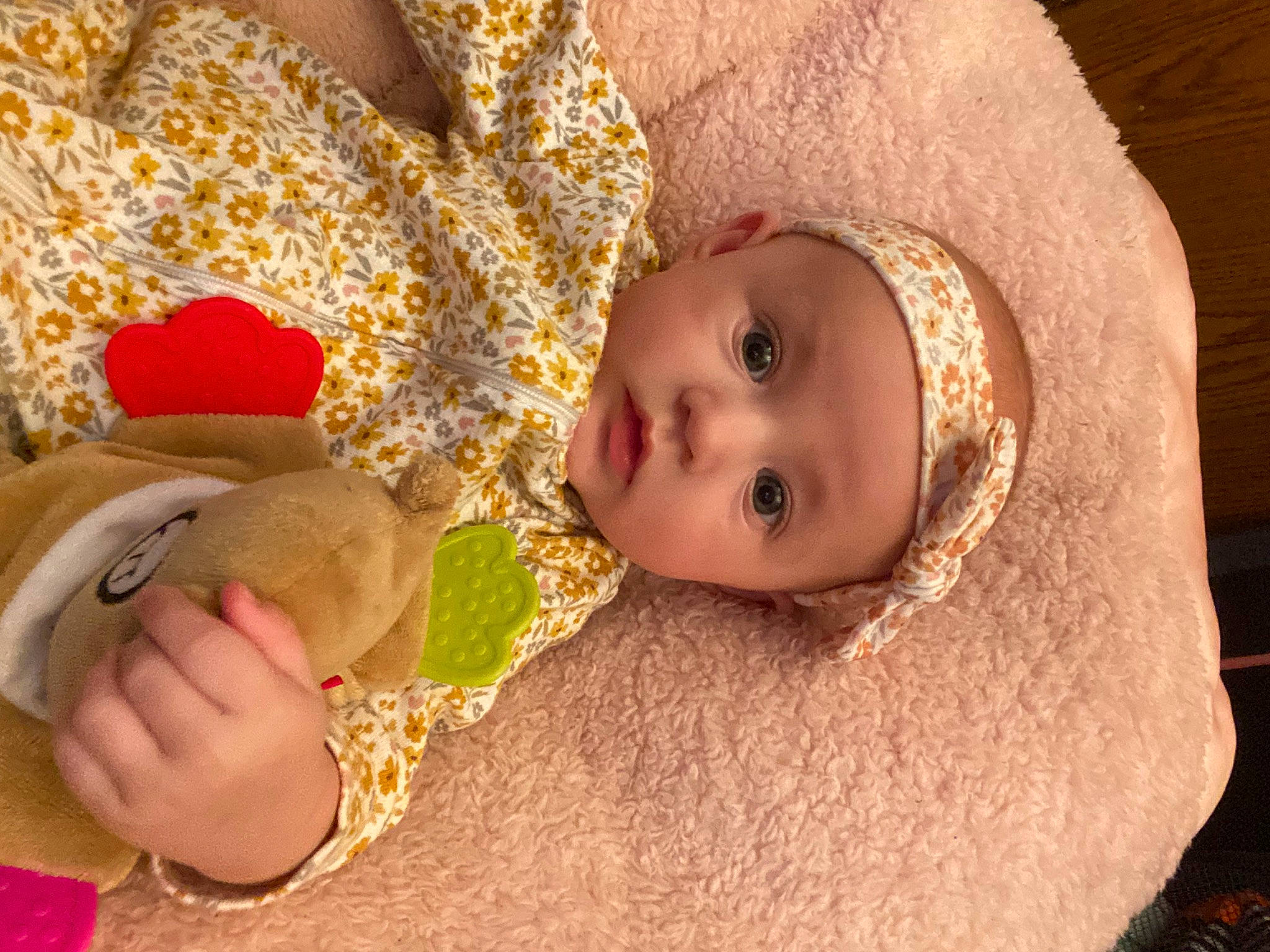 Penelope joined the competition — help win amazing prizes! baby, baby_products, baby_toddler_clothing, cheek, child, close_up, comfort, fawn, fur, grass, happy, headwear, linens, nose, pattern, person, skin, toddler, tradition, wood