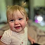 Azalea is registered to the contest to win money with this photo: baby, babylaughing, blonde, bodypart, clothing, face, finger, frown, hair, hand, happy, head, laughing, mouth, person, photography, portrait, sad, smile, t_shirt