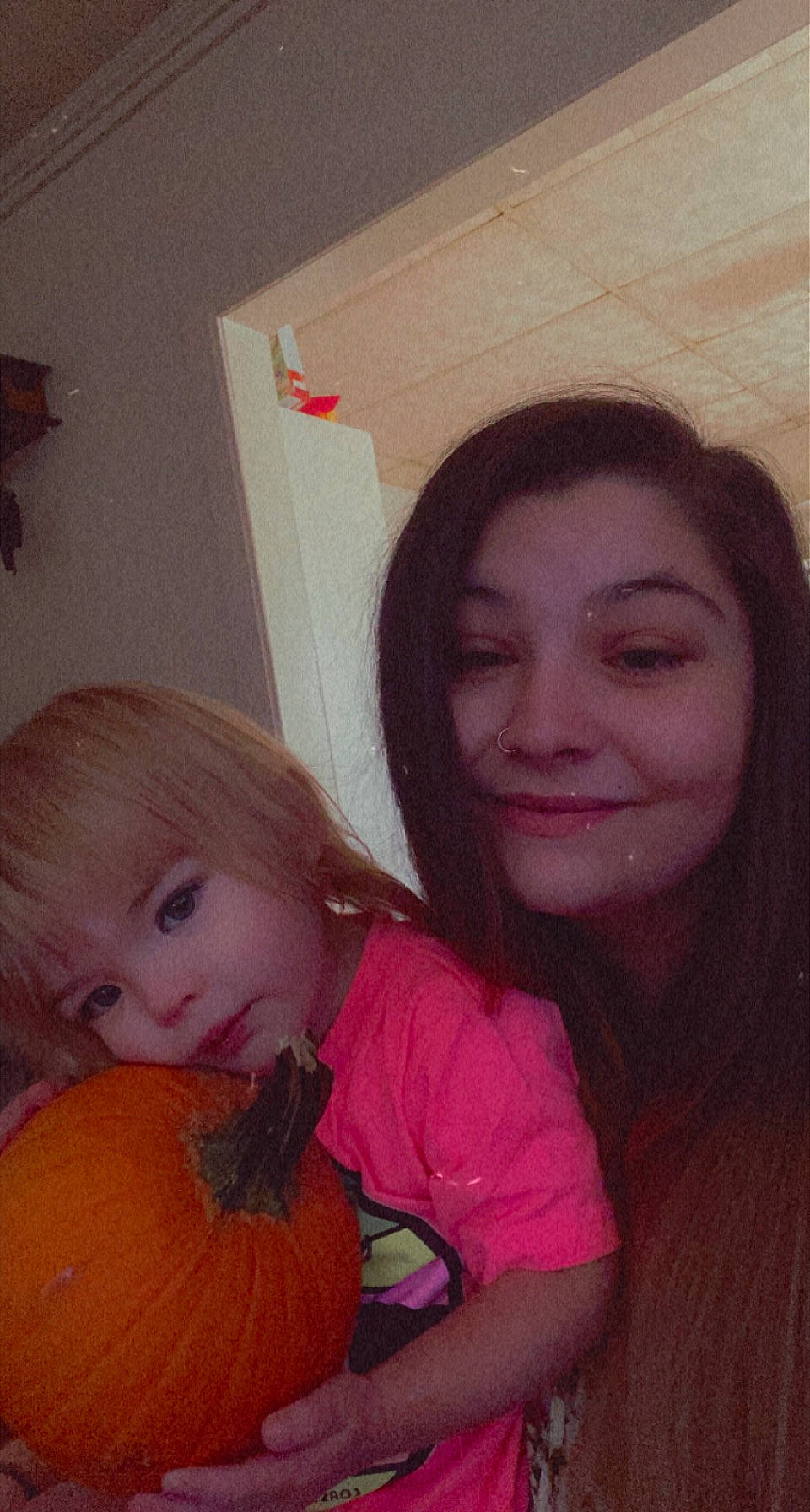 Clementine is registered to the contest to win money with this photo: calabaza, cheek, cucurbita, eyebrow, face, gourd, happy, human_body, iris, joy, lip, mouth, nose, people, person, pink, pumpkin, skin, smile, squash