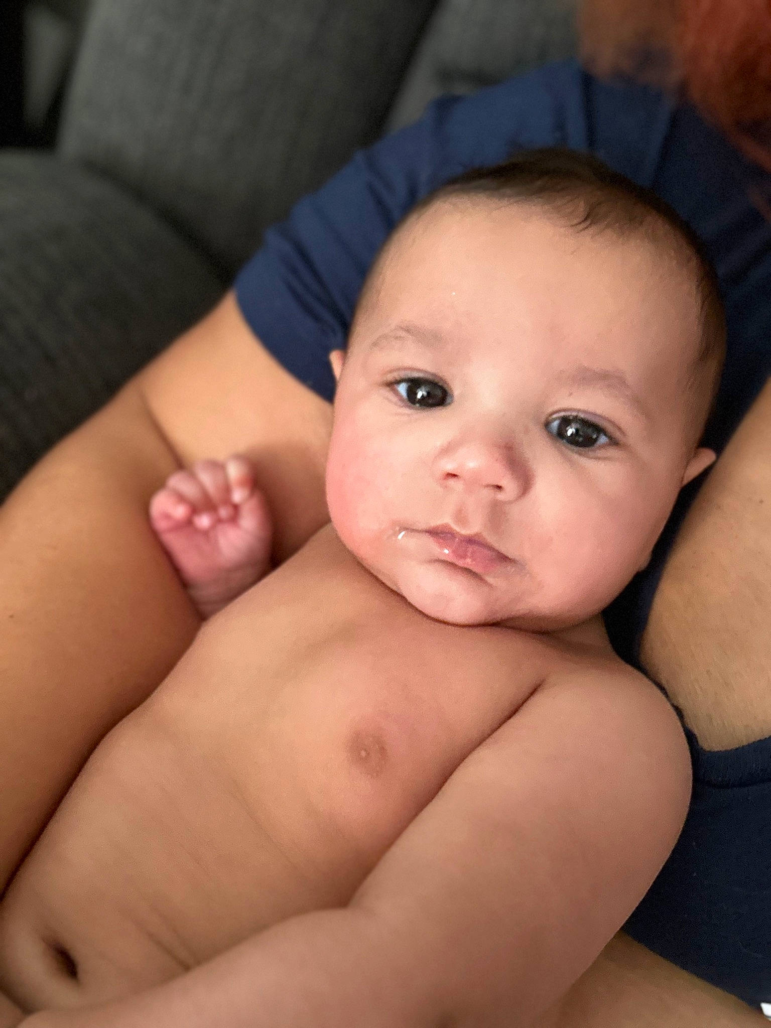 Wyatt joined the competition — help win amazing prizes! arm, baby, cheek, chin, eye, eyebrow, face, hand, head, human_body, joint, leg, lip, mouth, muscle, neck, nose, person, shoulder, skin