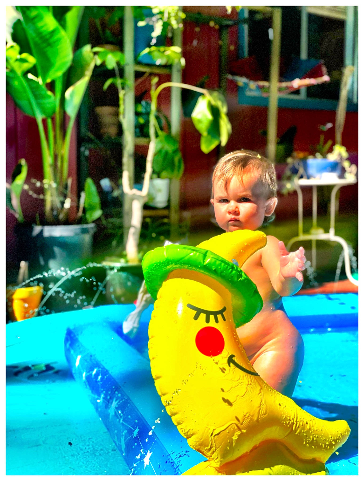 Alley joined the competition — help win amazing prizes! baby, baby_products, baby_toys, child, city, figurine, flowerpot, fun, happy, leisure, outdoor_play_equipment, person, plastic, play, recreation, sitting, snapshot, stuffed_toy, toddler, toy
