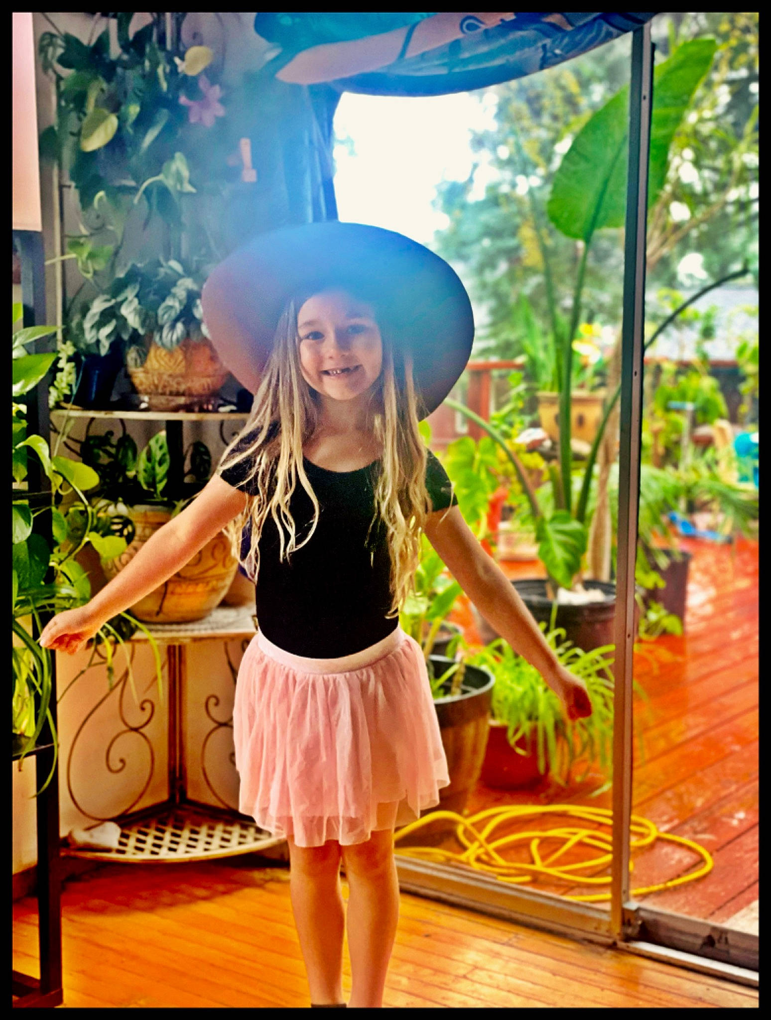 Madison joined the competition — help win amazing prizes! animation, costume, entertainment, event, fashion_accessory, fashion_design, fun, grass, happy, hat, headwear, helmet, joy, leisure, magenta, performing_arts, person, plant, purple, smile