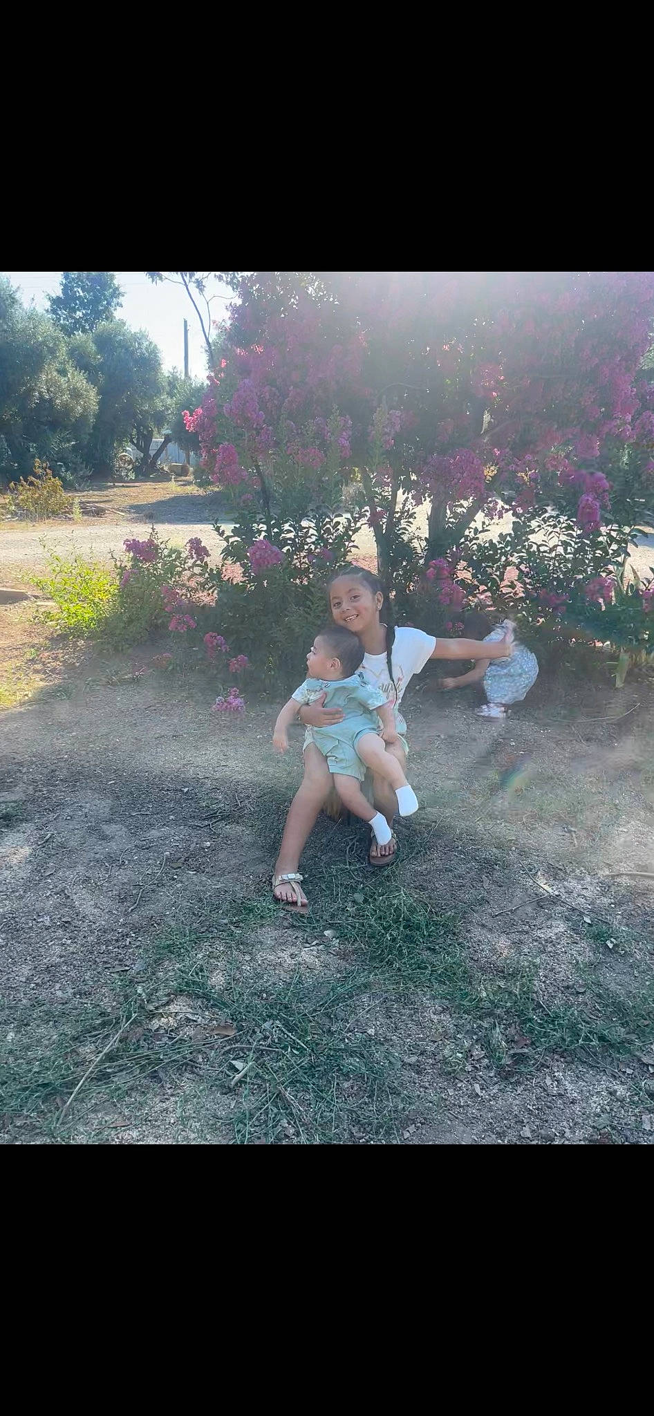 Yaritzel joined the competition — help win amazing prizes! asphalt, botany, flash_photography, flower, fun, grass, happy, joy, landscape, lawn, leisure, people_in_nature, person, pink, plant, shorts, shrub, sky, spring, tints_and_shades