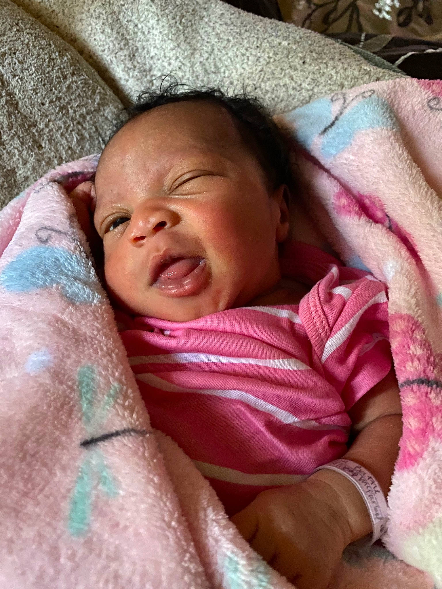 Kyleigh joined the competition — help win amazing prizes! baby, bedtime, birth, cheek, child, childbirth, face, facial_expression, lip, mouth, nap, nose, person, pink, skin, sleep, smile, toddler, wrinkle