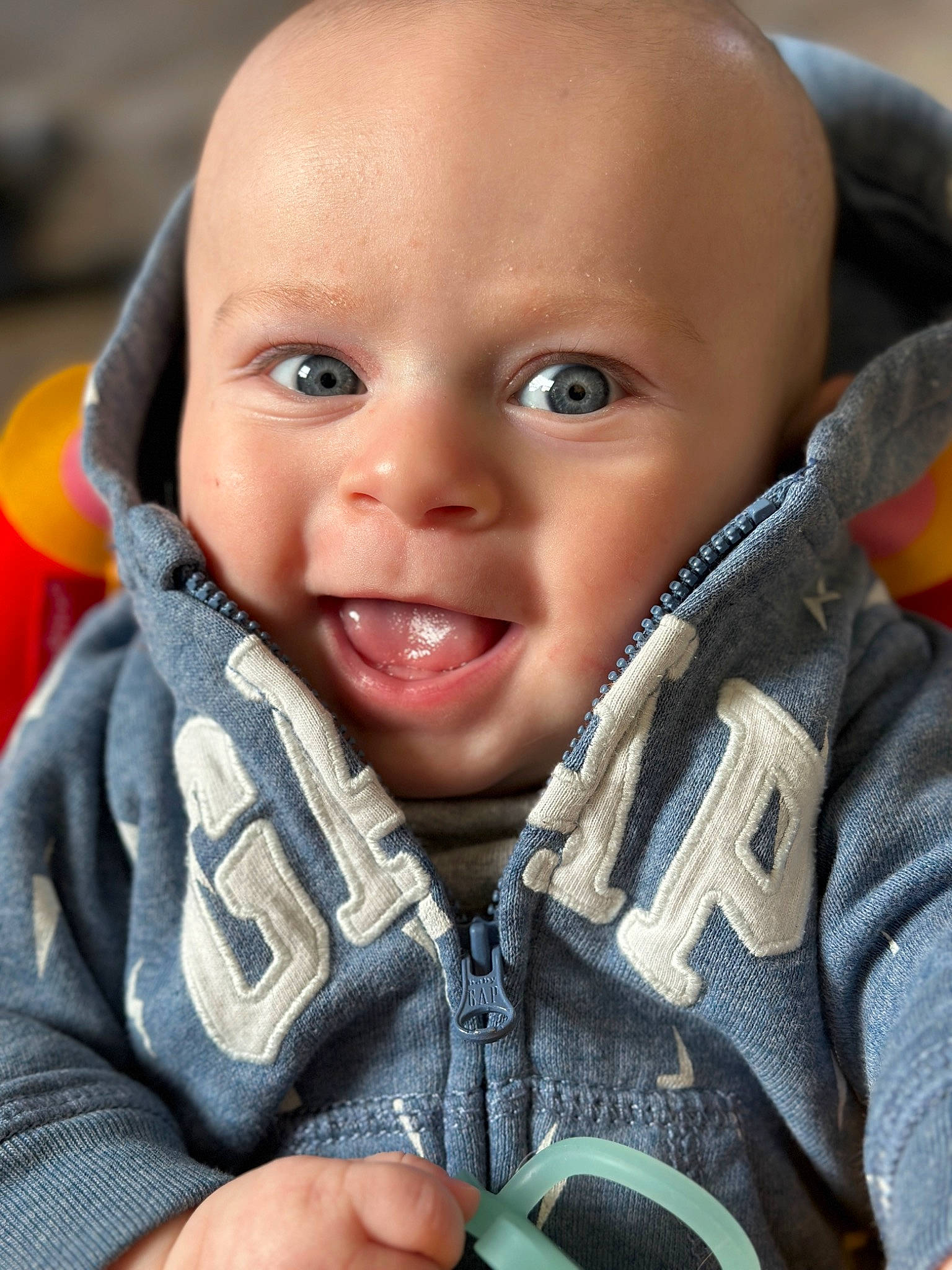 Jacoby joined the competition — help win amazing prizes! baby, cheek, child, chin, close_up, comfort, eye, eyebrow, finger, fun, gesture, happy, iris, mouth, nose, person, skin, smile, thumb, toddler