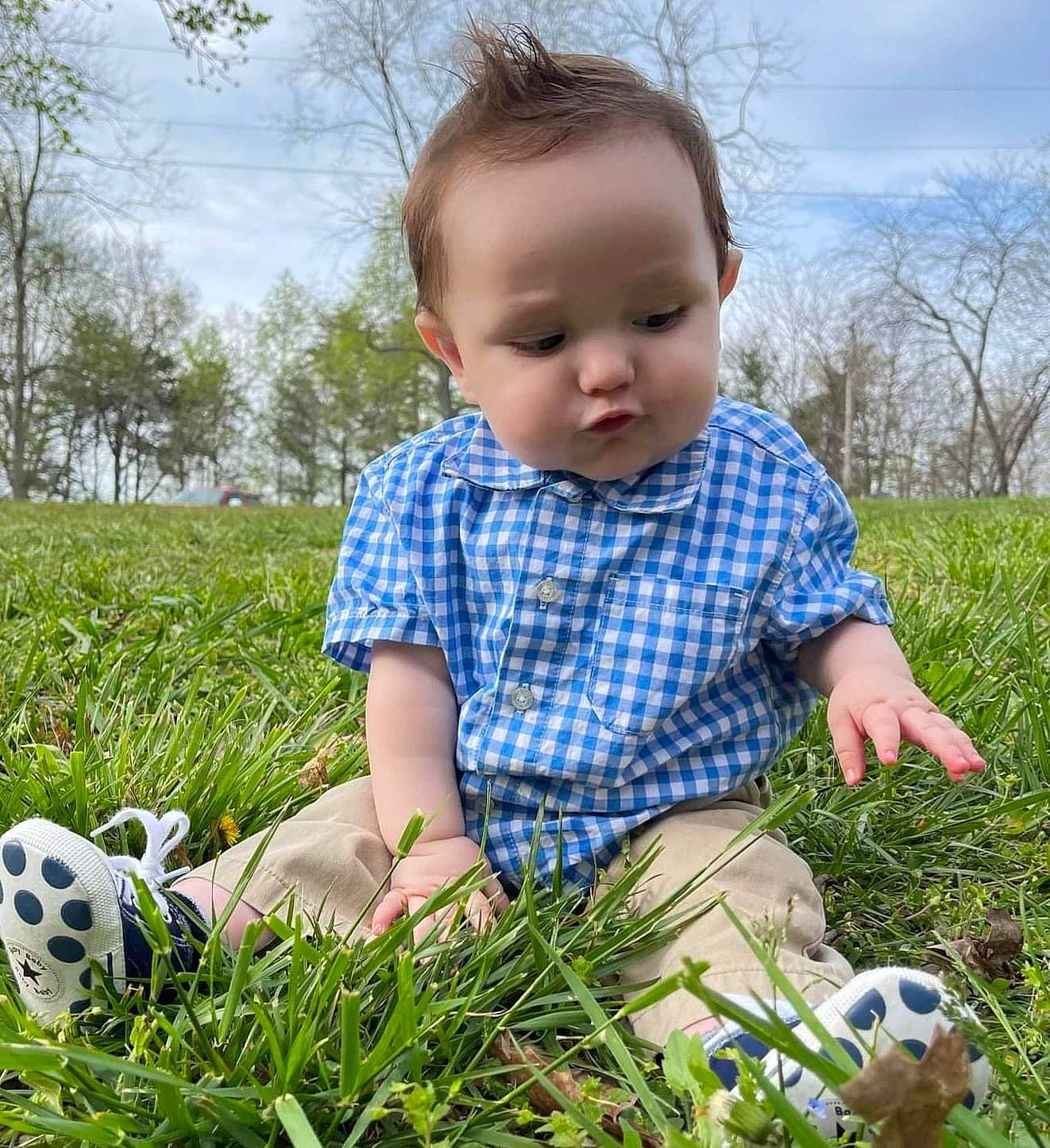 Chancley joined the competition — help win amazing prizes! baby, baby_toddler_clothing, ball, child, cloud, football, grass, grass_family, grassland, happy, lawn, meadow, pattern, people_in_nature, person, plant, sky, sports_equipment, summer, toddler